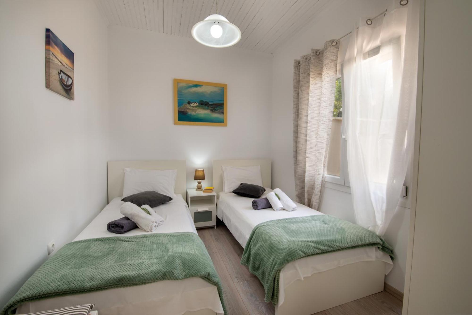 Loggos Seaview Cottage With Private Pool By Konnect Longós Eksteriør bilde